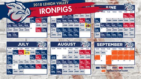 ironpigs printable schedule.